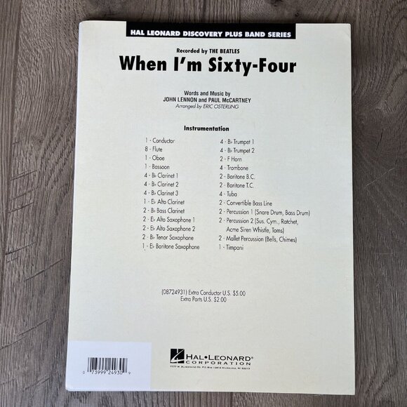 When I'm 64 - Discovery Plus Level 2 arranged by Eric Osterling Hal Leonard - Picture 3 of 6